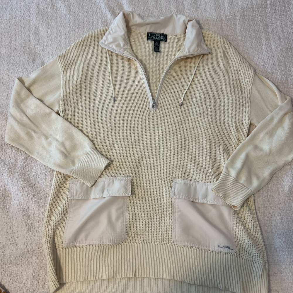Lauren Ralph Lauren Cream Pullover Sweater